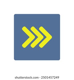 Icono de flecha ilustrado sobre fondo