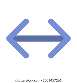 Arrow icon illustrated on background