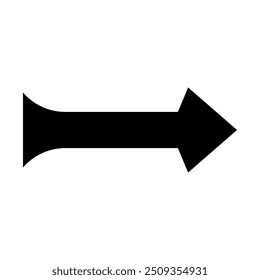 Arrow icon illustrated on background