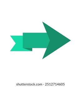 Icono de flecha ilustrado sobre fondo