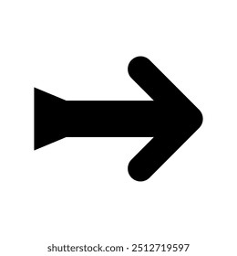 Arrow icon illustrated on background