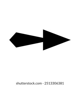 Icono de flecha ilustrado sobre fondo