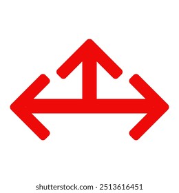 Icono de flecha ilustrado sobre fondo