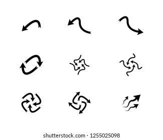 Arrow icon illustration