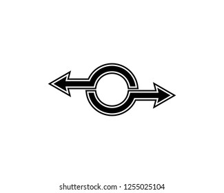 Arrow icon illustration