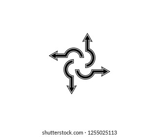 Arrow icon illustration