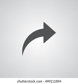 arrow icon illustration isolated vector sign symbol