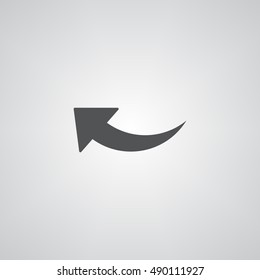 arrow icon illustration isolated vector sign symbol