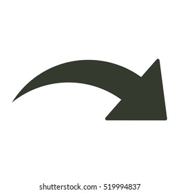 arrow icon illustration isolated vector sign symbol