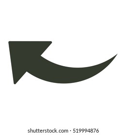 arrow icon illustration isolated vector sign symbol