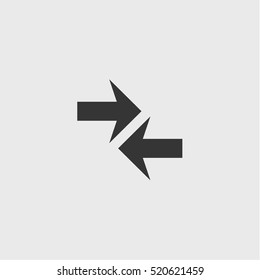 arrow icon illustration isolated vector sign symbol