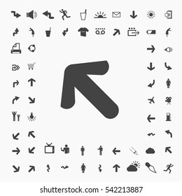Arrow  icon illustration isolated vector sign symbol