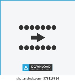 arrow icon illustration isolated vector sign symbol