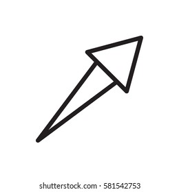 arrow icon illustration isolated vector sign symbol