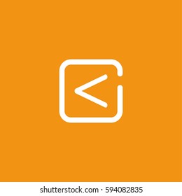 Arrow icon illustration isolated vector sign symbol