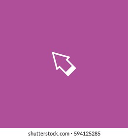 Arrow icon illustration isolated vector sign symbol