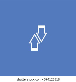 Arrow icon illustration isolated vector sign symbol