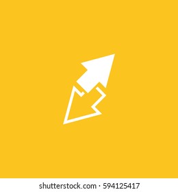 Arrow icon illustration isolated vector sign symbol