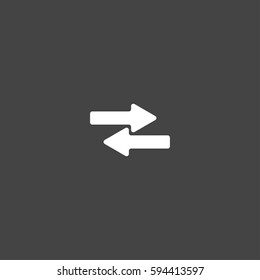 Arrow icon illustration isolated vector sign symbol