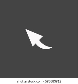 Arrow icon illustration isolated vector sign symbol