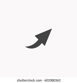 Arrow icon illustration isolated vector sign symbol