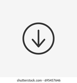 Arrow  icon illustration isolated vector sign symbol
