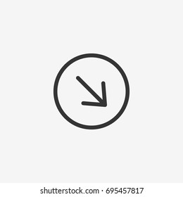 Arrow  icon illustration isolated vector sign symbol
