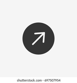 Arrow  icon illustration isolated vector sign symbol