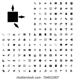 Arrow icon illustration isolated vector sign symbol. education icons set for web and mobile.