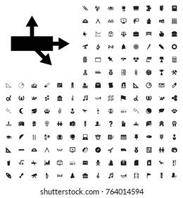 Arrow icon illustration isolated vector sign symbol. education icons set for web and mobile.