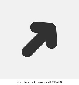 Arrow icon illustration isolated vector sign symbol