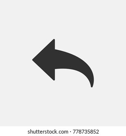 Arrow icon illustration isolated vector sign symbol