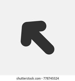 Arrow icon illustration isolated vector sign symbol