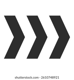 Arrow icon illustration representing continuity