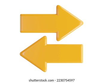 Arrow icon illustration vector render