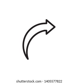 arrow icon, illustration vector template