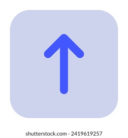 Arrow Up Icon Illustration for web, app, infographic, etc