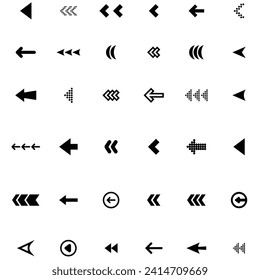 arrow, icon, indicator, direction, back, vector, forward, business, logo, illustration, computer, digital, black, website, internet, web, sign, bar, tools, application, navigation, interface, motion, 