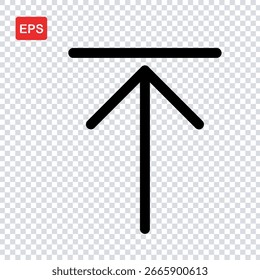 Arrow icon, up icon, indicator icon, EPS format vector icon illustration file