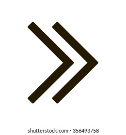   arrow   icon,  isolated. Flat  design.