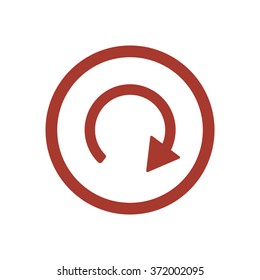  arrow  icon,  isolated. Flat  design.