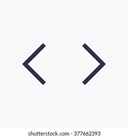  Arrow   icon,  isolated. Flat  design.