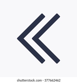  Arrow   icon,  isolated. Flat  design.