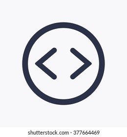   arrow   icon,  isolated. Flat  design.