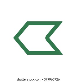   arrow icon,  isolated. Flat  design.