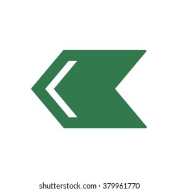   arrow  icon,  isolated. Flat  design.