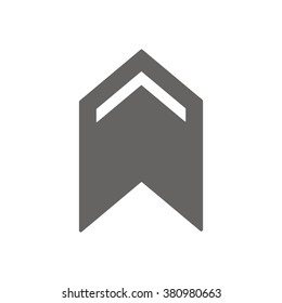   arrow  icon,  isolated. Flat  design.