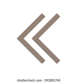 Arrow  icon,  isolated. Flat  design.