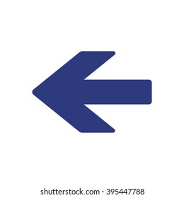 Arrow   icon,  isolated. Flat  design.
