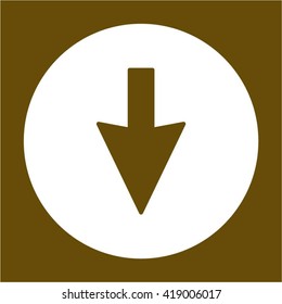 Arrow  icon,  isolated. Flat  design.